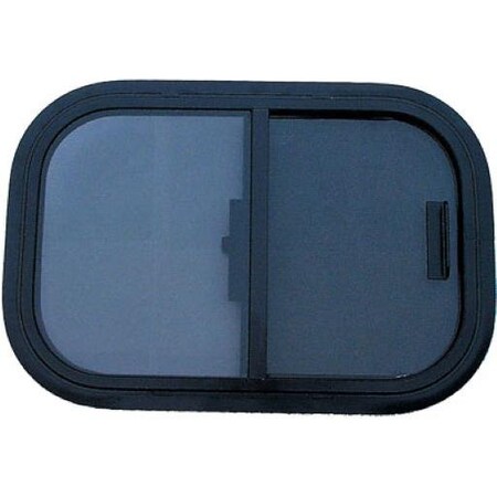 Redneck Trailer Supplies 90 Degree Window, 12X42 WScreen, Radius Corner 368440